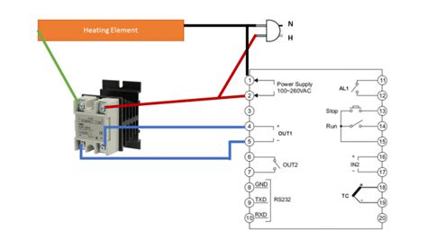 pid temperature controller wiring diagram