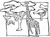 Coloring Savanna African Pages Animals Getdrawings Wild Dog Getcolorings sketch template