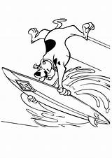 Scooby Coloring Surfing Pages Doo Wave Printable Print Surfer Parentune Sheets Child sketch template