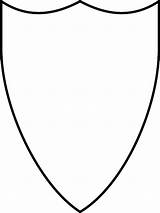 Blazon Shield Heraldry Vector sketch template