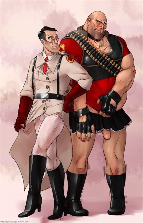sexpot genderbend heavy and medic by yang hentai foundry