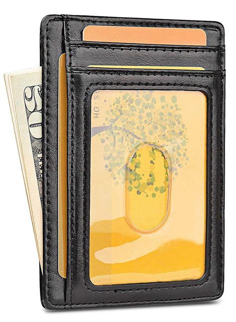wholesale buffway slim minimalist leather wallets  men
