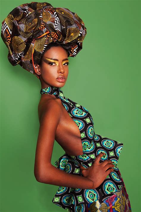 express your mood with a duku crown african prints in fashion
