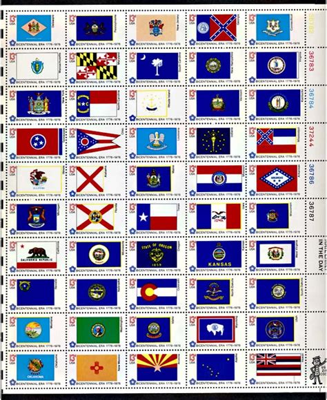 Us 1633 82 50 State Flags