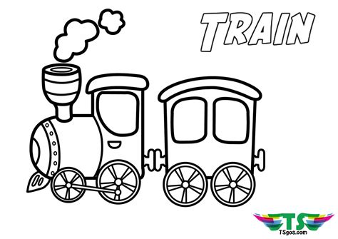 train coloring page  preschool  toddlers tsgoscom