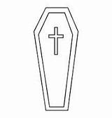 Coffin Outline Tattoo Vector Result Casket Simple Vectorstock Vectors Google sketch template