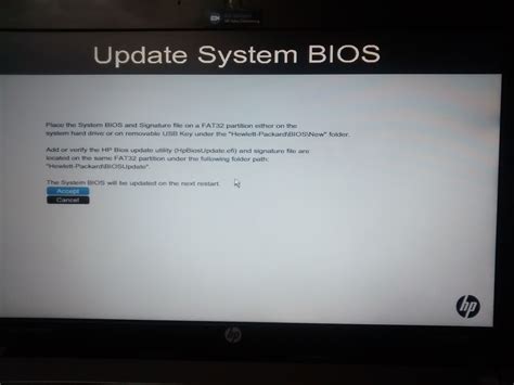 solved   update bios  linux page  hp support community