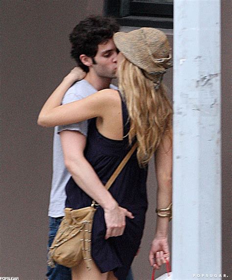 penn badgley got a handful during an nyc makeout session with blake