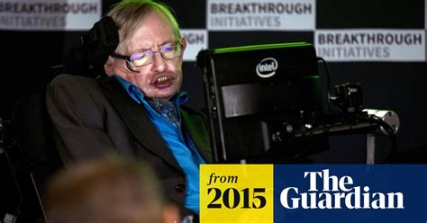 Stephen Hawking Backs Quest To Find Alien Lifeforms Video Science