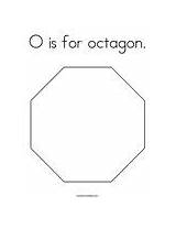 Octagon sketch template