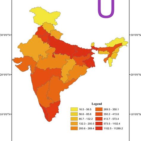 Population Density Of India 2011 Census Download Scientific Diagram