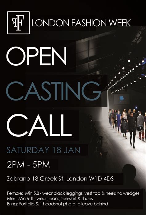 Casting Call Poster Template Free Aulaiestpdm Blog