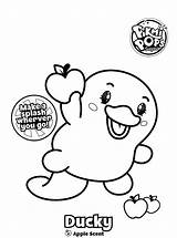 Ducky Coloring Pikmi Pops Fun Kids Pages Votes sketch template