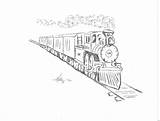 Train Sketch Drawing Kids Coloring Pages Caboose Children Railroad Engine Could Little Paintingvalley Library Clipart Drawings Popular Collection Dequincy Sketches sketch template