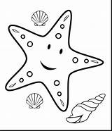 Starfish Coloring Outline Pages Cartoon Clip Fish Star Drawing Printable Choose Board sketch template