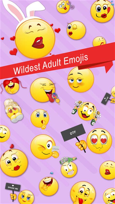 adult emoji emoticons and sticker for text i message whatsapp facebook messenger sms 18 hot