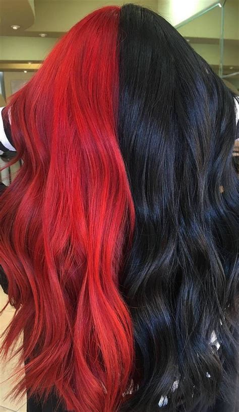 real  human hair  red   black lace front wig etsy