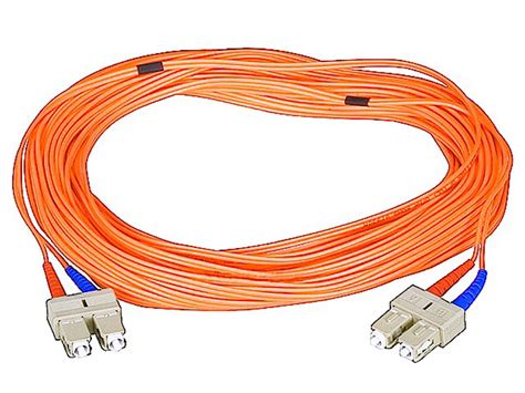 fiber optic cable scsc multi mode duplex  meter  type orange walmartcom