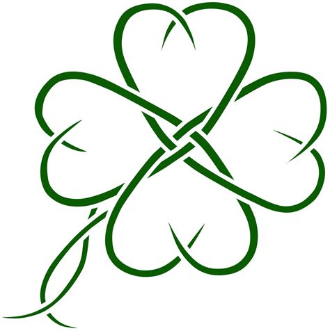 pictures   leaf clovers clipart