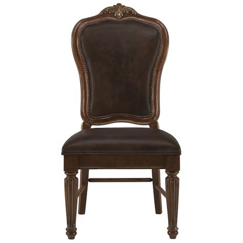 city furniture regal dark tone  table  leather chairs
