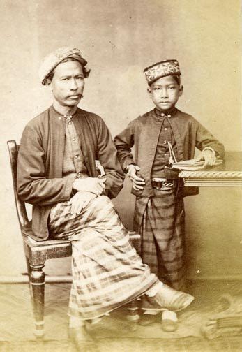 Ceylon Malay Father And Son Looking Very Determined Sri Lankan Sri