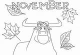 Novembre Listopad Pumpkins Protects Raskrasil sketch template