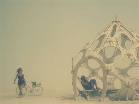 your take photos of the dusty burning man festival