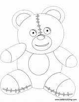 Bear Coloring Build Pages Smile Toy Printable Adults Kids sketch template