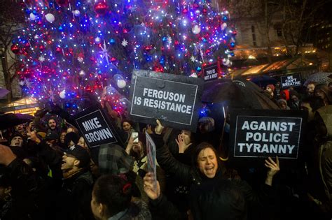 in unpredictable new york protests organized criticism of police the