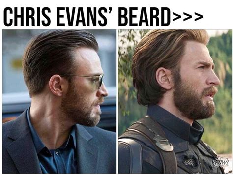 chris evans vs steve rogers beard marvel amino