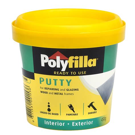 polyfilla putty filler oil based paintable durable wood  metal exterior  ebay