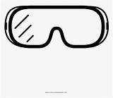 Coloring Goggles sketch template
