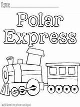 Polar Express Coloring Pages Activities Train Kids Printable Kindergarten Christmas Color Preschool Getcolorings Choose Board Theme Party sketch template