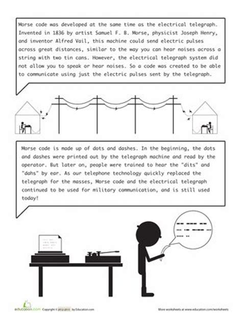 morse code worksheet educationcom morse code coding