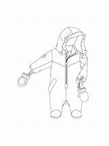 Overall Overalls sketch template