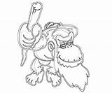 Kong Donkey Coloring Pages Cranky Printable Returns Country Monkey Old Library Clipart Mario Line Kids Xcolorings Popular sketch template