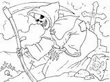 Grim Coloring Reaper Halloween Pages Edupics Choose Board Grimreaper Coloringpages4u Large sketch template