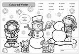 Englisch Ideenreise Winterliche Arbeitsblatt sketch template