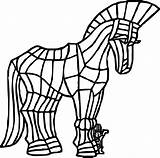 Coloring Horse Greece Wecoloringpage Pages sketch template