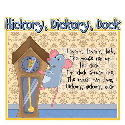 hickory dickory dock outdoor sign creative activity