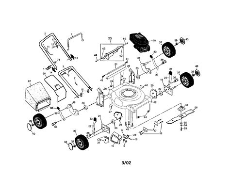 Craftsman 917389612 Gas Walk Behind Mower Parts Sears Partsdirect