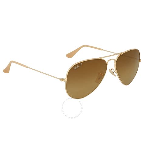 ray ban aviator gradient polarized brown sunglasses aviator ray ban
