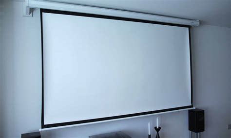 mount projector screen drop ceiling shelly lighting