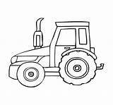 Tractor Pages Coloring Print Deere John sketch template