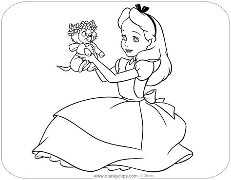 alice   wonderland coloring pages coloring pages