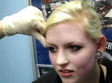 awesome eyebrow piercing youtube