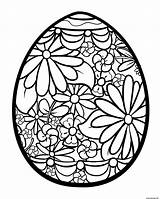 Paques Egg Oeuf Pasqua Ostern Erwachsene Adulti Paaseieren Huevos Pascua Fleuri Pasen Malbuch Ostereiern Kleurplaten Uova Malvorlage Adulte Stemmen Jecolorie sketch template