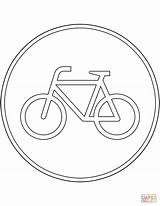 Verkehrszeichen Radweg Supercoloring Beste Bicycles Besuchen Quellbild Kategorien sketch template