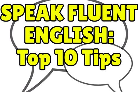 speak fluent english top  tips espresso english