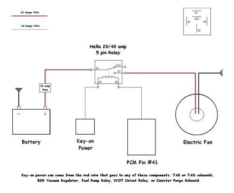 diagram  amp relay wiring diagram electric fan mydiagramonline
